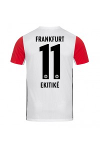 Eintracht Frankfurt Hugo Ekitike #11 Voetbaltruitje Thuis tenue 2024-25 Korte Mouw